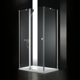 GLASS R13 100 x 80 cm sprchovací kút frost  